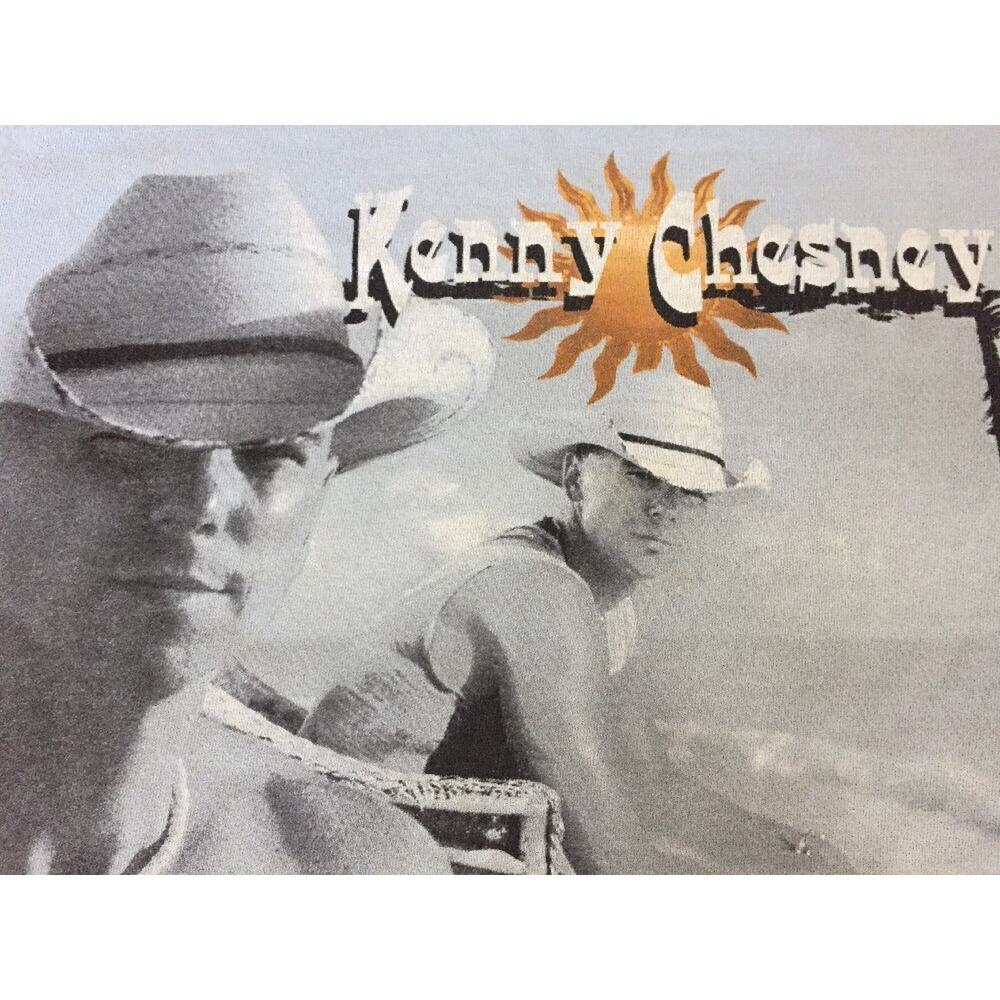 2005 Kenny Chesney Somewhere In The Sun Country Music Tour Blue Cotton TShirt M - Picture 3 of 7
